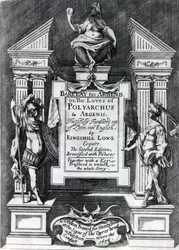 Frontispicio de Argenis por John Barclay, segunda edición inglesa, 1636