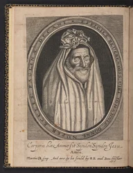 Frontispicio de Deaths Duell de John Donne