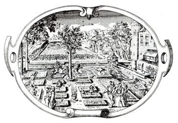 Frontispicio, de The Herball, por John Gerard (1545-1607), publicado en 1597