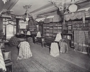 Departamento de cortinas y tapicería, Harrods
