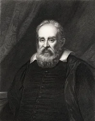 Galileo Galilei (1564-1642) de La Galería de Retratos, publicada en 1833