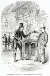 El maestro del desván, o fabricante de muebles baratos, c.1840