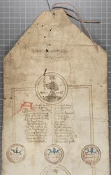 Rollo genealógico de los reyes de Inglaterra, c.1440-79