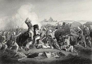 Ataque del General Havelock a Nana Sahib en Futtypore en 1857, de 