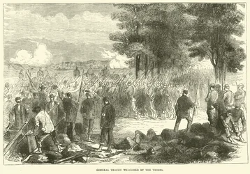 General Trochu recibido por las tropas, diciembre 1870