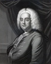 George Frederic Handel, grabado por Thomson