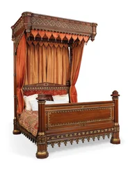 Cama de medio dosel de Jorge IV, c.1830