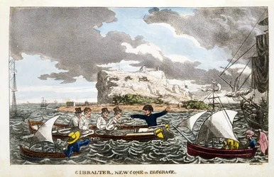 Gibraltar: Newcome en desgracia, placa de 
