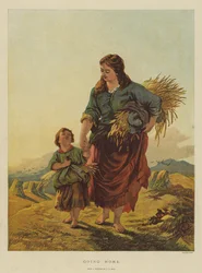 Volviendo a casa (cromolitografía)