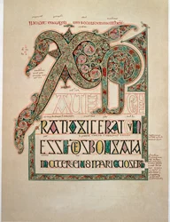 Evangelio según San Mateo, página del segundo Incipit