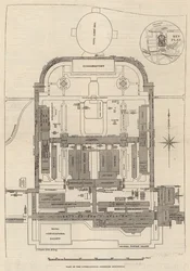 Plano del terreno de la Exposición Internacional de Pesca, South Kensington