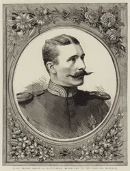 S.A.S. Príncipe Enrique de Battenberg, prometido a la Princesa Beatriz (grabado)