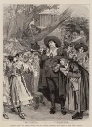 "Haddon Hall," la nueva ópera de Mr. Sydney Grundy y Sir Arthur Sullivan, en el Teatro Savoy (grabado)