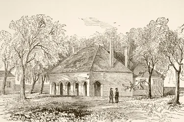 Hanover Court House, Virginia (litografía)