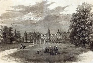 Hatfield House, la residencia del Marqués de Salisbury, de 