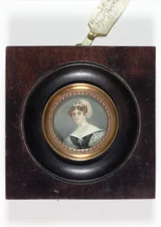 Henrietta Scott, marquesa de Titchfield, luego duquesa de Portland (esmalte)