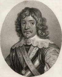 Henry Rich, grabado por Geremia, ilustración de 