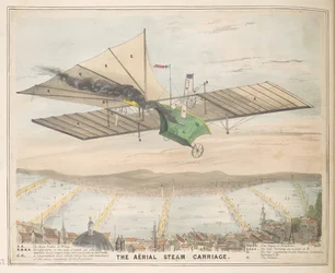 Carro de vapor aéreo de Henson