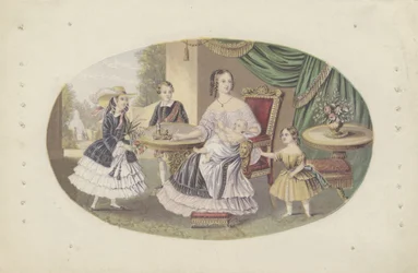 Su Majestad la Reina Victoria y Familia, c.1851