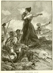 Heroísmo de la doncella de Zaragoza