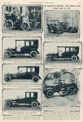 Los coches de Su Majestad: Los coches del Rey Jorge V de 1899-1935, de The Illustrated London News, 4 de mayo de 1935