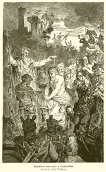 Holdwig se convierte al cristianismo