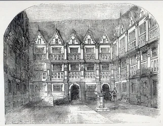 Casa de Sir Thomas Gresham, en Bishopsgate Street, Londres