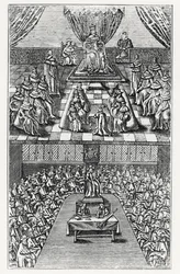 Casas del Parlamento en 1640