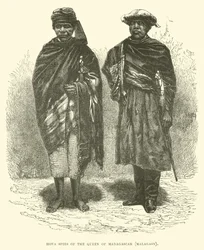 Espías Hova de la Reina de Madagascar, malgache