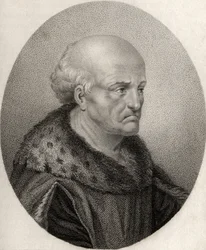 Humphrey, Duque de Gloucester, grabado por Gerimia, de 
