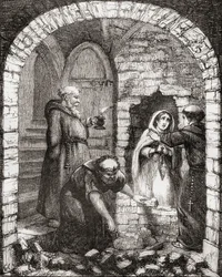 Ilustración después de George Cruikshank para 