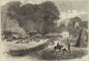 Incidentes de la recolección de lúpulo