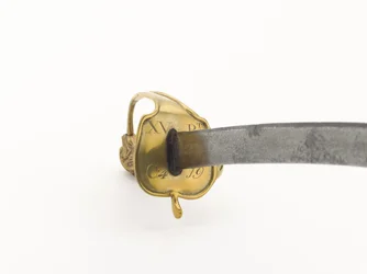 Espada de infantería marcada al 15º Regimiento (Yorkshire East Riding), c.1790