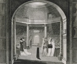 Vista interior del Museo Leverian, 1806