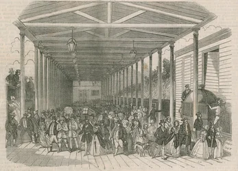Interior de la terminal del Great Western Railway