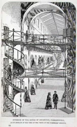 Interior de la Casa de Detención, Clerkenwell, de 