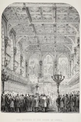 Interior de la Cámara de los Lores