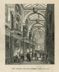 Interior de la nueva arcada en Old Bond Street