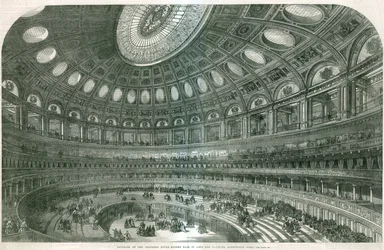 Interior del propuesto Royal Albert Hall