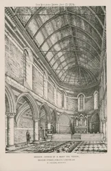 Vista interior de la Iglesia Misionera de Santa María la Virgen