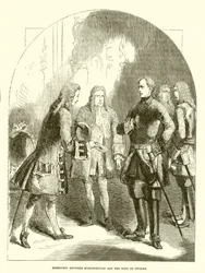 Entrevista entre Marlborough y el rey de Suecia