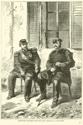 Entrevista entre Napoleón y Bismarck en Donchery, septiembre 1870