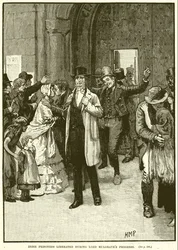 Prisioneros irlandeses liberados durante el progreso de Lord Mulgrave