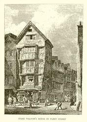 Casa de Izaak Walton en Fleet Street