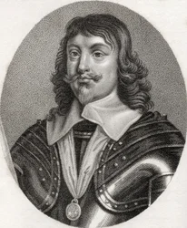 James Hamilton, grabado por Geremia, ilustración de 