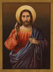 Jesucristo (litografia en color)