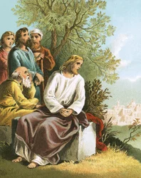 Jesús llorando sobre Jerusalén