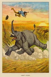 El vuelo de Jimmy (litografia en color)