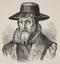 John Foxe, ilustración de The Church of England: A History for the People por H.D.M. Spence-Jones