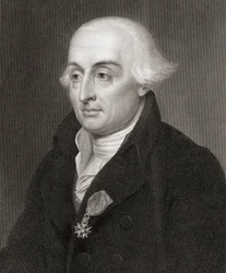 Joseph-Louis Lagrange, Conde del Imperio (1736-1813) de Gallery of Portraits, publicado en 1833